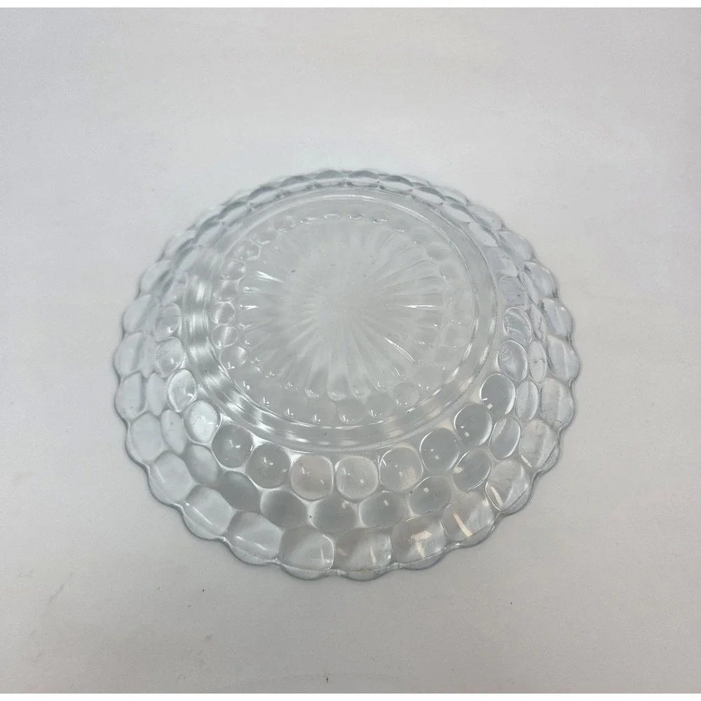 Anchor Hocking‎ Bubble Pattern Sapphire Blue Soup Bowl Depression Glass 1940s